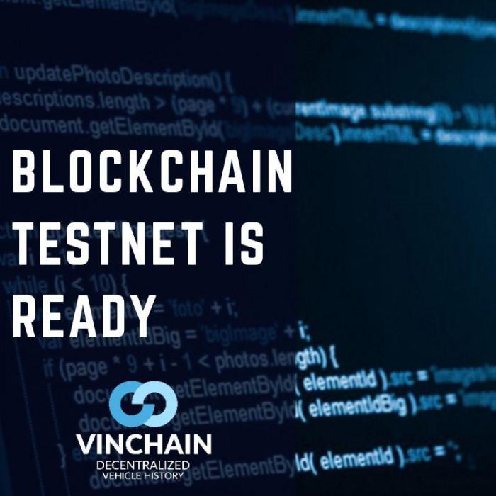vinchain blockchain testnet is ready!