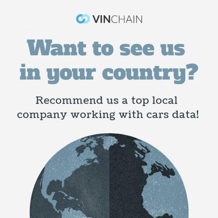 want to see vinchain in your country?