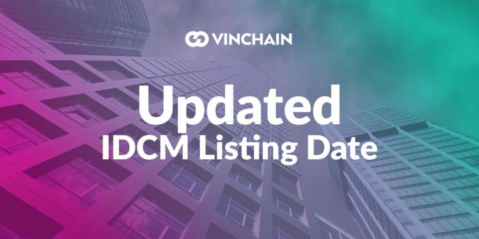 updated idcm listing date