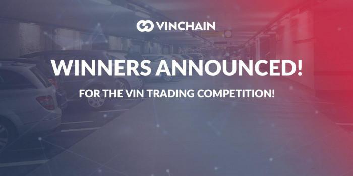 winners announced for the vin trading competition!