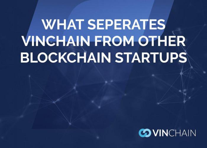 what separates vinchain from other blockchain startups